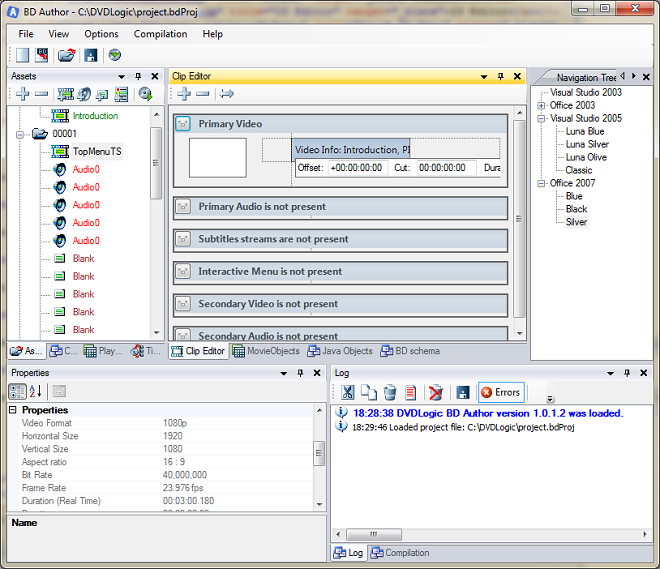 BD Author Screenshot