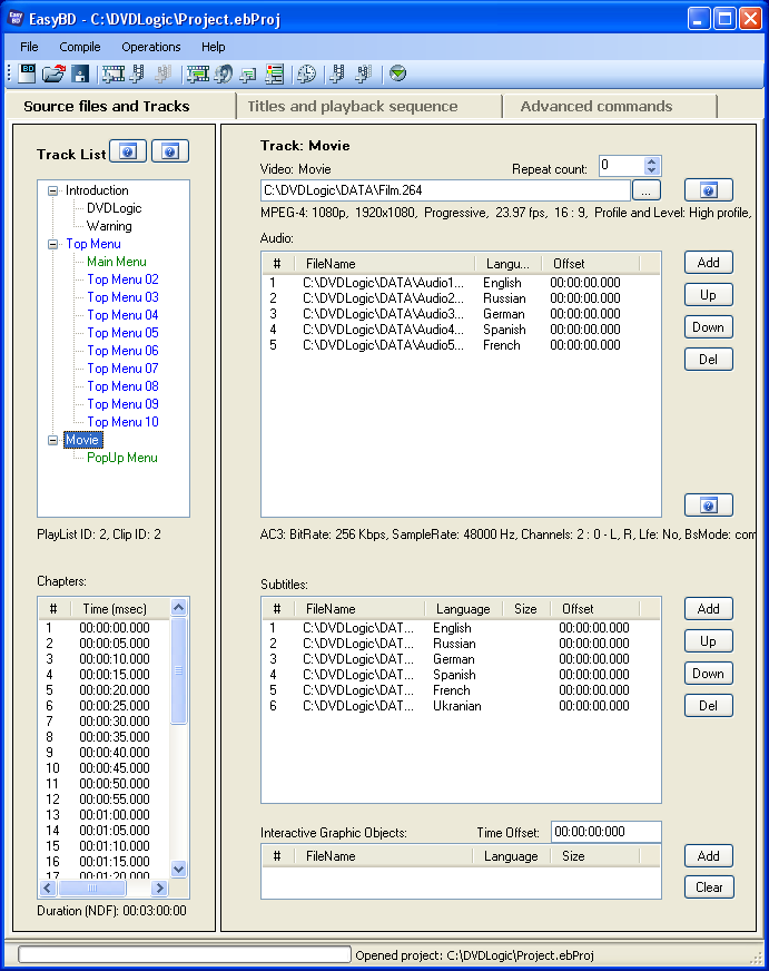 EasyBD 2.0 screenshot