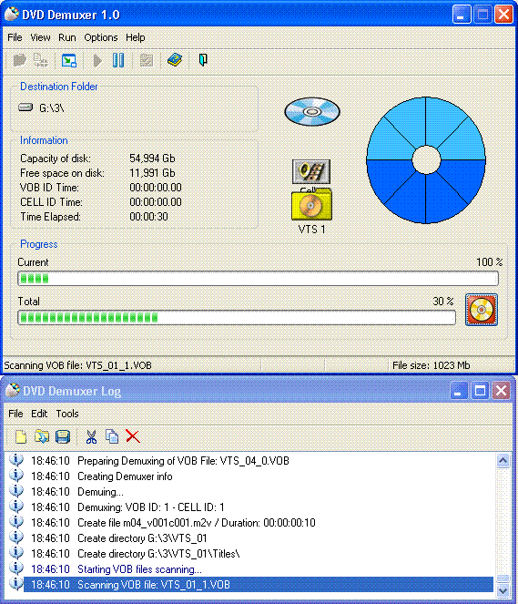 DVD Demuxer 3.0 screenshot